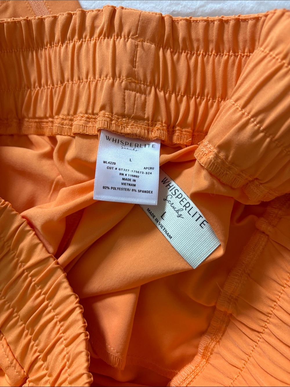 WhisperLite Orange Scrub Pants - Picture 5 of 5